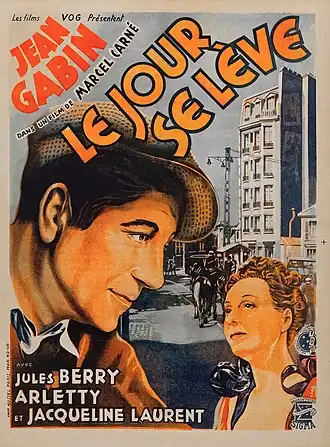 Description de l'image Le Jour se lève 1939 poster A.jpg.