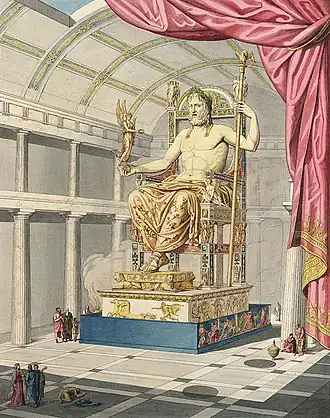 Image illustrative de l’article Statue chryséléphantine de Zeus à Olympie