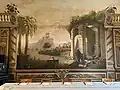 Détail du décor de la salle des fêtes