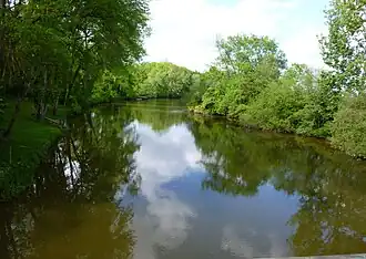 Le Loir, vu du pont du Breuil.