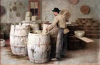 Le malaxage des terres, collection du Musée de l'Ecole de Nancy