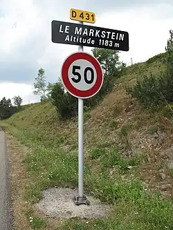Le col à 1&nbsp;183&nbsp;mètres d'altitude.