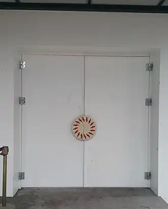 Entrée du nightclub en question.