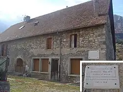 La maison natale de Dominique Villars.