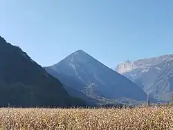 Le Pieu depuis la vallée du Lavanchon.