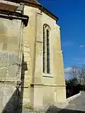 Abside, côté sud.