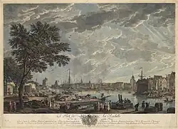 Vue du Port de La Rochelle, prise de la petite Rive, par Joseph Vernet (1762).