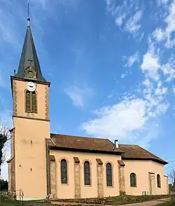 L'église Saint-Jean-du-Mont.