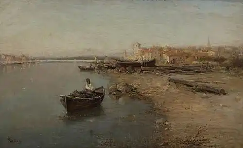 Le Soir aux Martigues (vers 1850), Bath, National Gallery of Victoria&nbsp;(en).