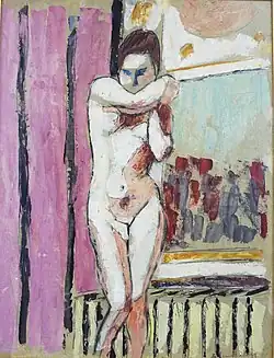 Portrait de femme nue.