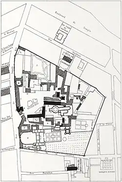 L'enceinte vers 1770