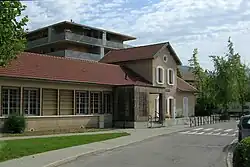l'ancienne gare du Touvet devenue la bibliothèque.