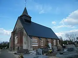 L'église Saint Jean-Baptiste, côté sud.