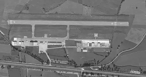 Aérodrome Grenoble - Le Versoud en 1970.