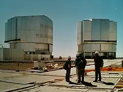 Télescopes principaux du VLT.