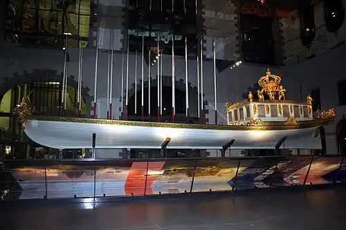 Le canot de l'Empereur, 1810 (Inv. 7 SO 2).