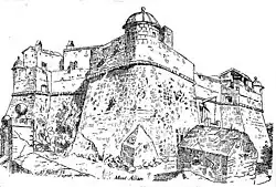 Le fort du mont Alban.