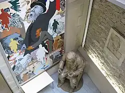 Œuvres artistiques honorant la mémoire du tribun socialiste.