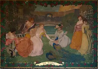 Le Parc d'Edmond Aman-Jean.