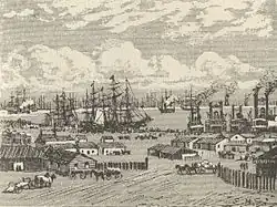 port grouillant de bateaux