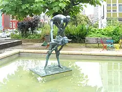 Le saute-mouton, place des Carmes, Liège