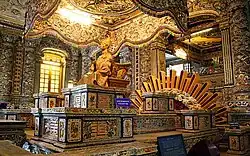 Le tombeau de Khải Định (1885-1925, 12e&nbsp;empereur de la dynastie des Nguyễn)