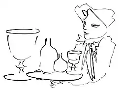 Alain Le Yaouanc - dessin à l'encre de Chine, 2006 (21 × 29,7).