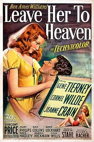 Description de l'image Leave Her to Heaven (1945 poster).jpg.