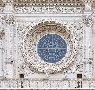 Rosace de la façade.