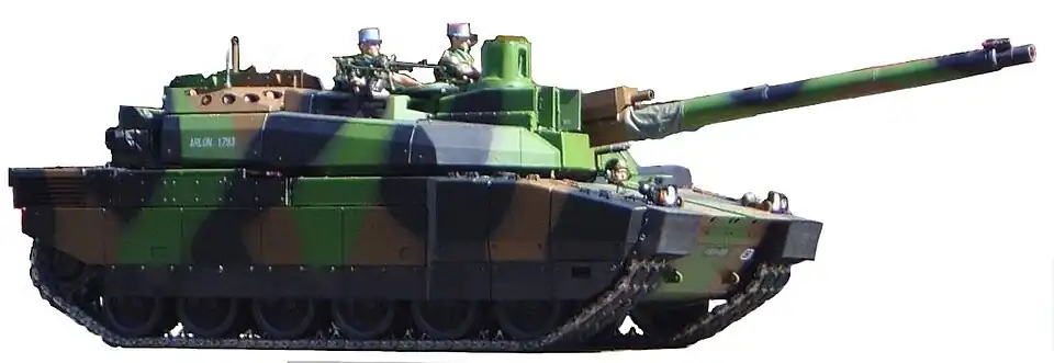 Char Leclerc de l'armée française.