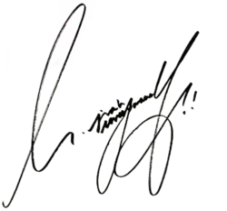 signature de Lee Ji-ah