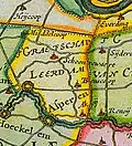 Le comté de Leerdam vers 1665.
