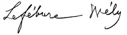 signature de Louis James Alfred Lefébure-Wély