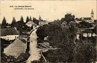 Vue du village vers 1910.