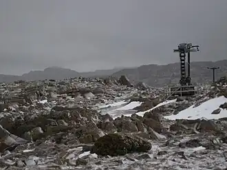 La station de ski de mont Ben Lomond, vue du sommet du Legges Tor, en Tasmanie