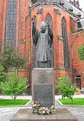 La statue du pape Jean-Paul&nbsp;II.