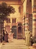 Le quartier juif du vieux Damas, tableau de Frederic Leighton, 1874