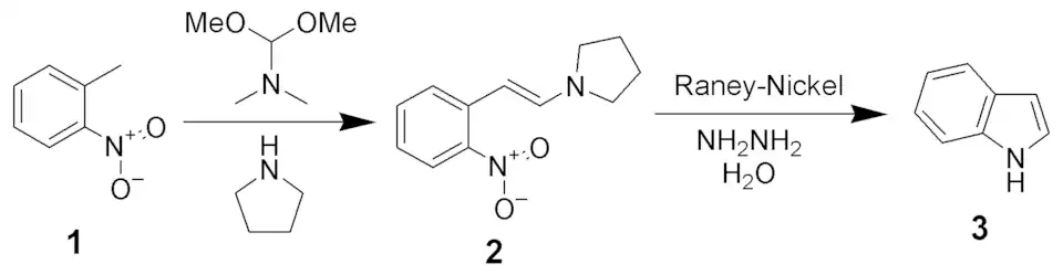Synthèse de Leimgruber-Batcho de l'indole