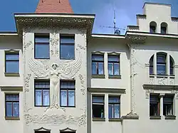 Façade Art nouveau sur Arndtstraße