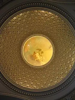 Peinture du plafond de l'église Saint-Nicolas de Leipzig (entre 1784 et 1797).