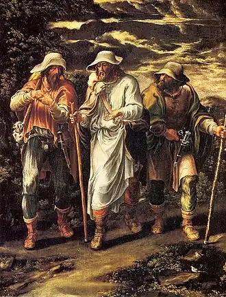 Le Chemin d'Emmaüs, National Gallery, Londres.