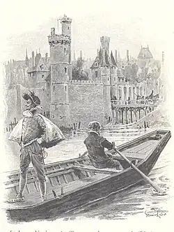 Passage de la Seine au bac de Nesle.