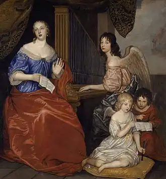 Louise de La Vallière et ses enfantsMusée des beaux-arts de Rennes.Elizabeth Murray avec un serviteur noir, vers 1651