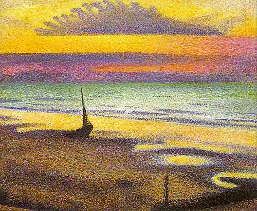 Georges Lemmen, Plage à Heist (1891-1892), Paris, musée d'Orsay.