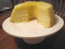 Chiffon cake au citron