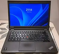 Lenovo T440P sous Windows 11.