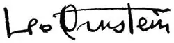 Signature de Leo Ornstein