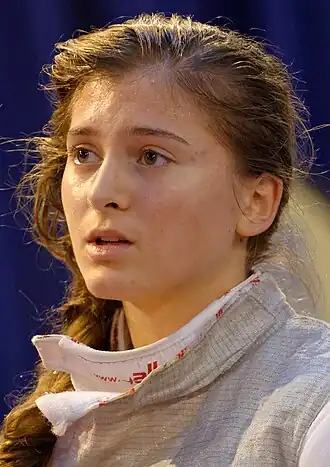 Leonie Ebert en 2015.