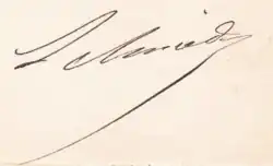 signature de Hortense Schneider