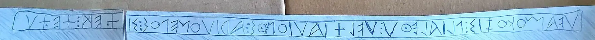 Inscription de Prestino.